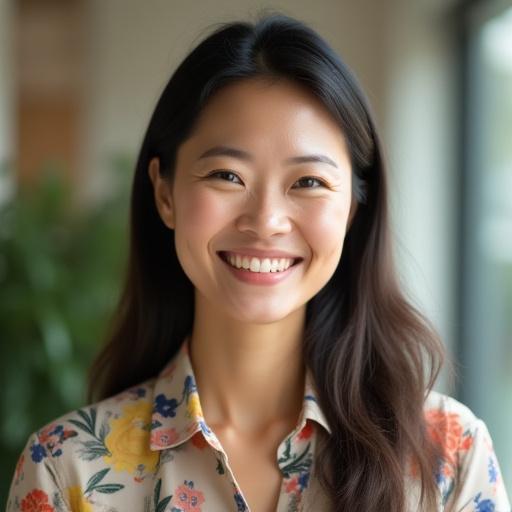 Travel consultant woman with welcoming multicultural demeanor